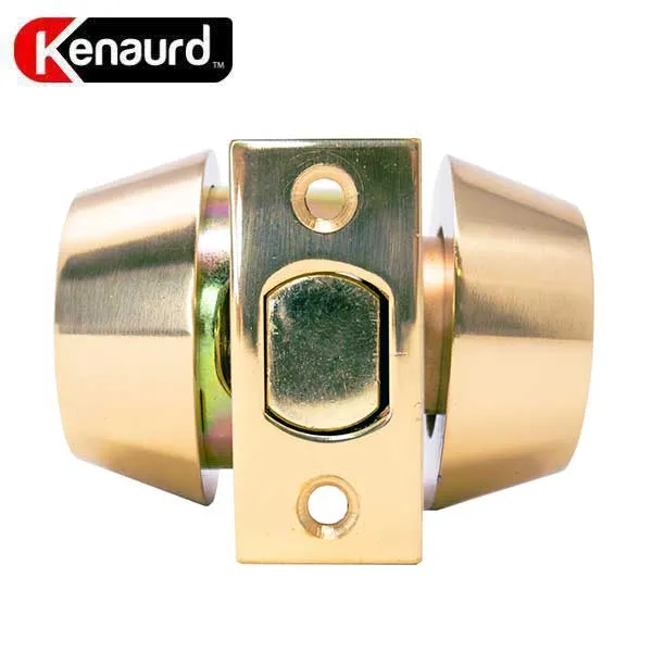 Premium Key Controlled - Deadbolt - Double Cylinder - #06 Keyway - US26D - Polished Brass