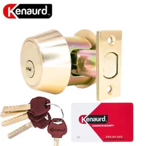 Premium Key Controlled - Deadbolt - Double Cylinder - #06 Keyway - US26D - Polished Brass