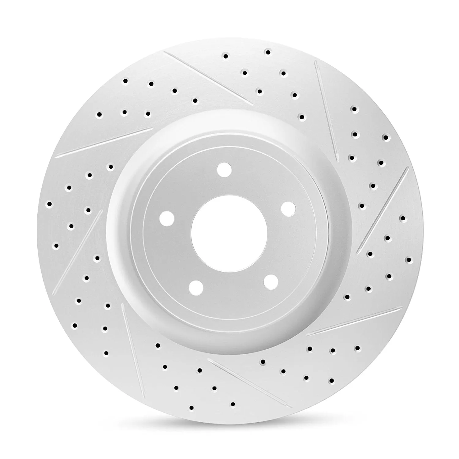 R1 Concepts - Carbon GEOMET® Series  - Rear Kit - Drilled & Slotted Rotors - 2010-2014 F150/Raptor (6 Lug Wheels)