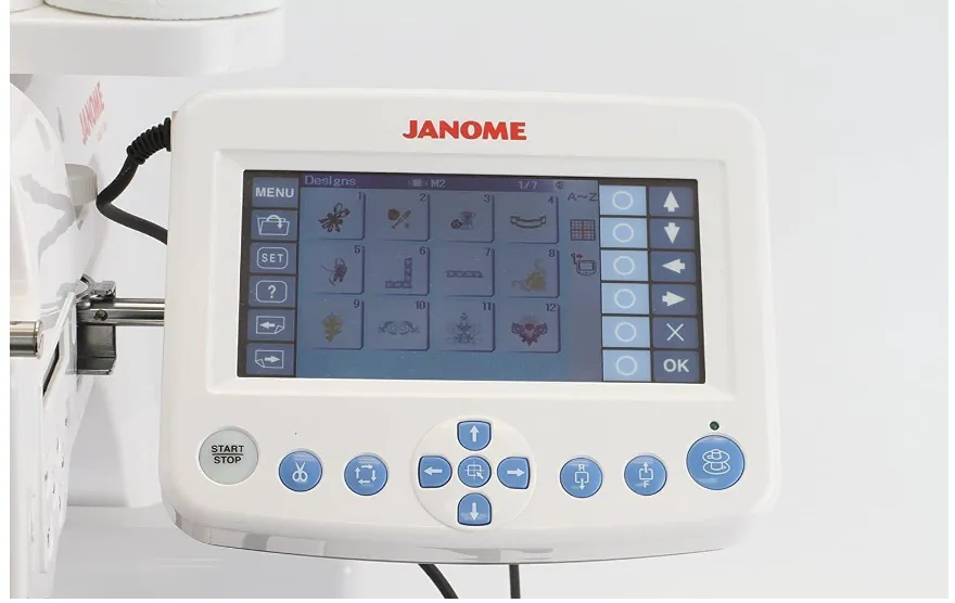 RESALE SET 1 SET Janome MB4 Four-Needles Embroidery Machine (Made in Japan)
