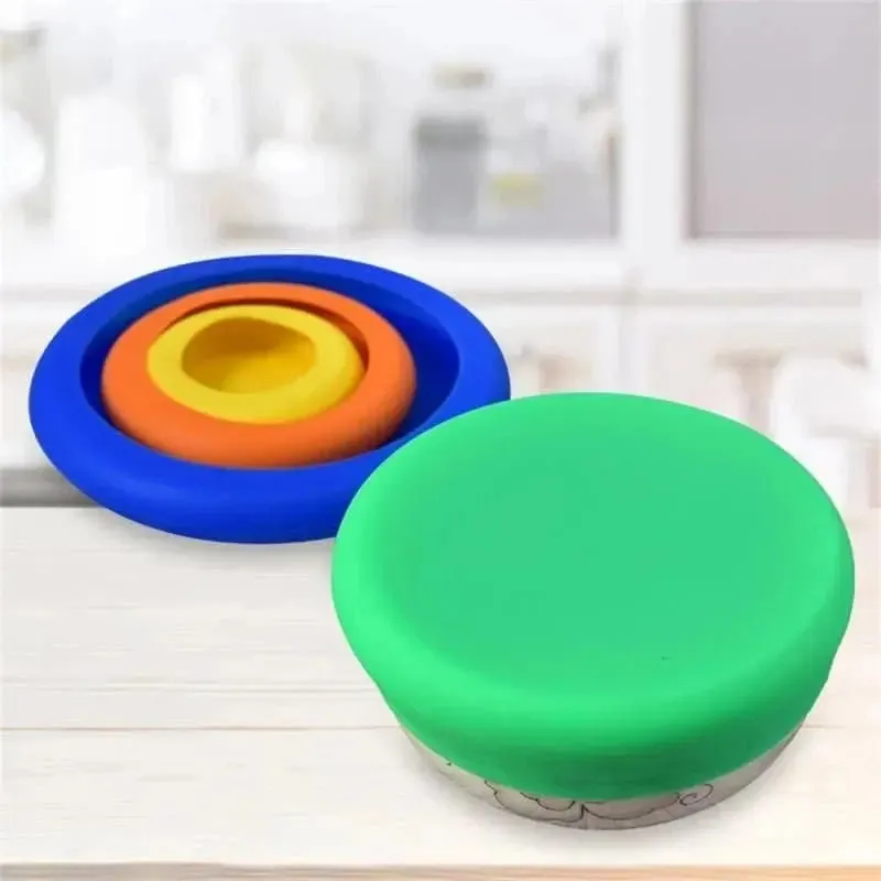Reusable Silicone Fruit Vegetable Storage Food Cover Food Saver Huggers (4 pieces)