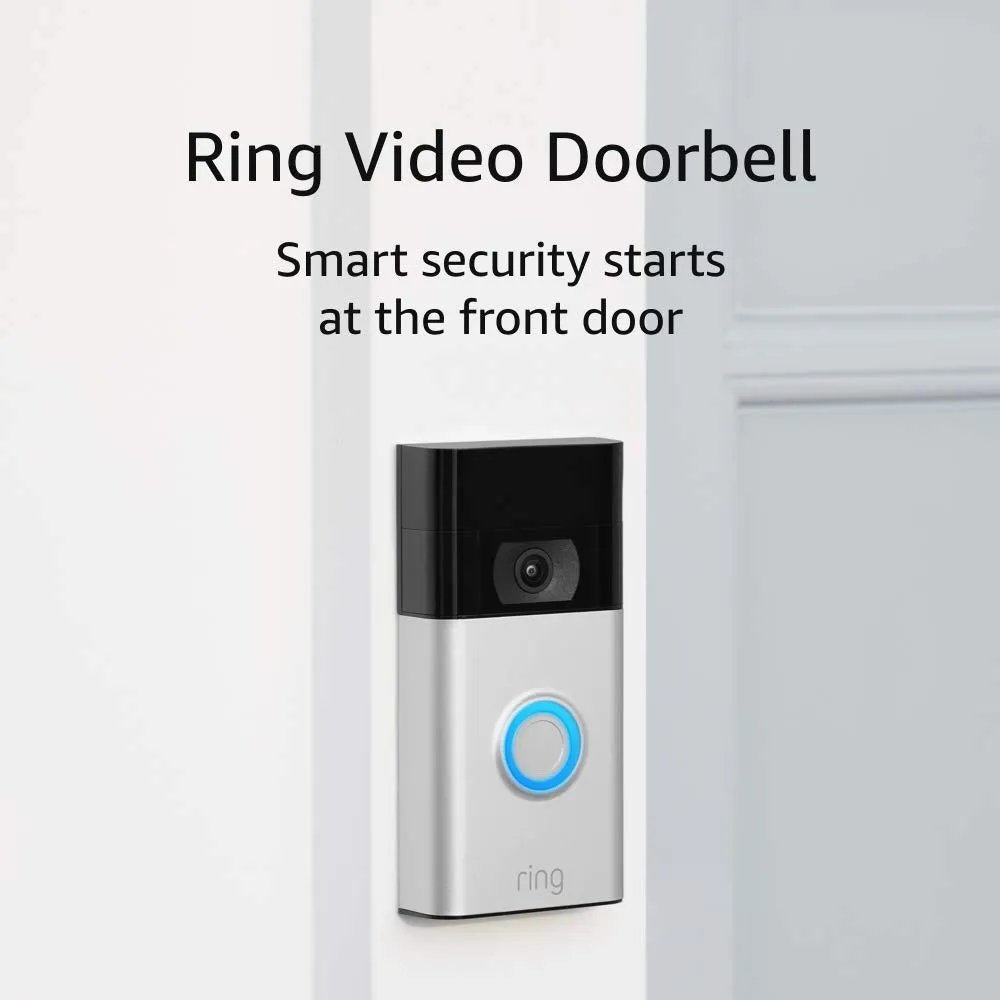 Ring Video Doorbell 1080p HD video - Improved Motion Detection(Refurbished)