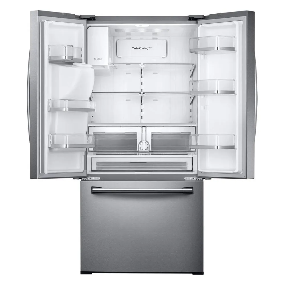 Samsung - 26 cu. ft. 3 Door French Door Refrigerator with CoolSelect Pantry - Stainless steel