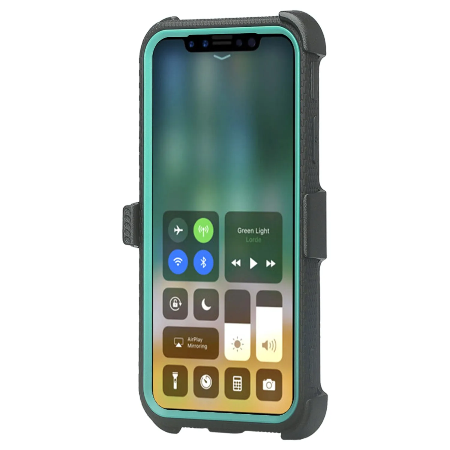 Samsung Galaxy A10e Case, Galaxy A10e Case, Triple Protection 3-1 w/ Built in Screen Protector Heavy Duty Holster Shell Combo Case - Teal