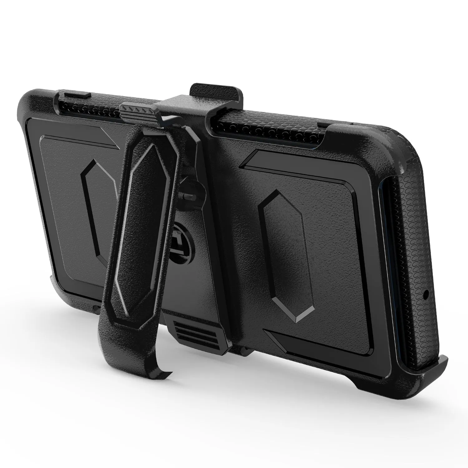 Samsung Galaxy A52 5G Case, Galaxy A52 5G Case, Triple Protection 3-1 w/ Built in Screen Protector Heavy Duty Holster Shell Combo Case - Black