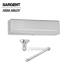 Sargent - 1431 - Powerglide Door Closer - Back Check Function - Heavy Duty Hold Open Parallel Arm - Adjustable Size 1-6 - Aluminum - Fire Rated - Grade 1