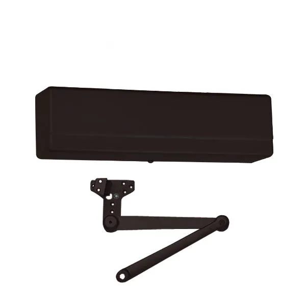 Sargent - 1431 - Powerglide Door Closer - Back Check Function - Heavy Duty Hold Open Parallel Arm - Adjustable Size 1-6 - Plastic Cover - Black Suede Powder - Fire Rated - Grade 1