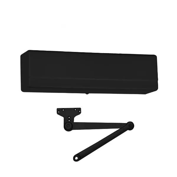 Sargent - 1431 - Powerglide Door Closer - Back Check Function - Heavy Duty Parallel Arm - Adjustable Size 1-6 - Plastic Cover - Black Suede - Fire Rated - Grade 1