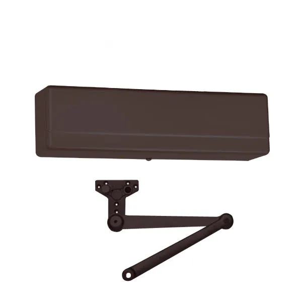 Sargent - 1431 - Powerglide Door Closer - Back Check Function - Heavy Duty Parallel Arm - Adjustable Size 1-6 - Plastic Cover - Dark Oxidized Satin Bronze - Fire Rated - Grade 1