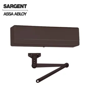 Sargent - 1431 - Powerglide Door Closer - Back Check Function - Heavy Duty Parallel Arm - Adjustable Size 1-6 - Plastic Cover - Dark Oxidized Satin Bronze - Fire Rated - Grade 1