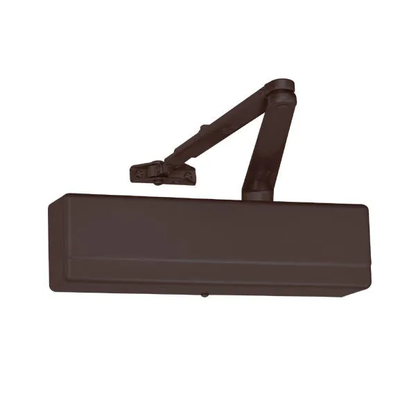 Sargent - 1431 - Powerglide Door Closer - Back Check Function - Standard Arm - Adjustable Size 1-6 - Plastic Cover - Dark Oxidized Satin Bronze - Fire Rated - Grade 1