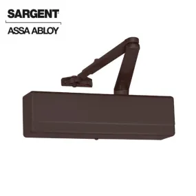 Sargent - 1431 - Powerglide Door Closer - Back Check Function - Standard Arm - Adjustable Size 1-6 - Plastic Cover - Dark Oxidized Satin Bronze - Fire Rated - Grade 1