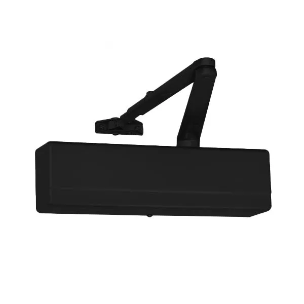 Sargent - 1431 - Powerglide Door Closer - Back Check Function - Universal Standard Arm Package - Adjustable Size 1-6 - Plastic Cover - Black Suede - Fire Rated - Grade 1