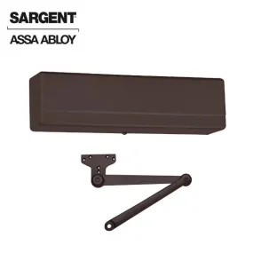 Sargent - 1431 - Powerglide Door Closer - Heavy Duty Parallel Arm - Adjustable Size 1-6 - Plastic Cover - Dark Oxidized Satin Bronze - Fire Rated - Grade 1