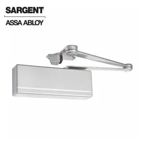 Sargent - 281 - Powerglide Cast Iron Door Closer w/CPS - Special Rust Inhibitor Coating - EN - Aluminum Enamel - Grade 1