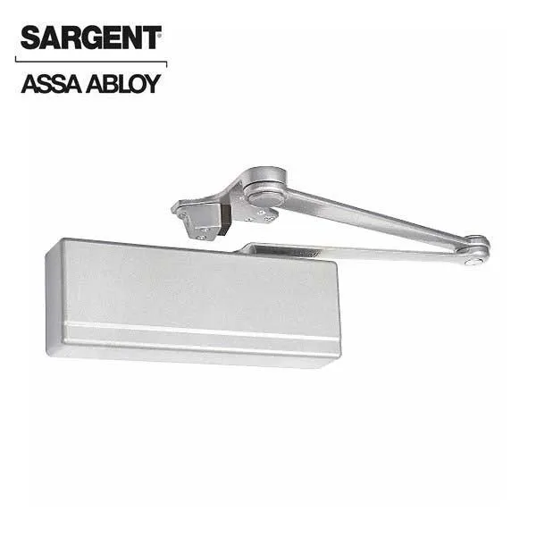 Sargent - 281 - Powerglide Cast Iron Door Closer w/CPS - Special Rust Inhibitor Coating - EN - Aluminum Enamel - Grade 1