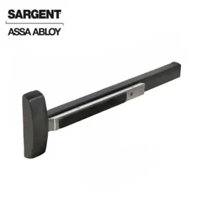 Sargent - 8610F - Concealed Vertical Exit Rod - Passage (Exit Only) - Electric Options - 36" x 84" - Black Suede - Grade 1