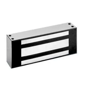 Securitron DM62 Maglock, Double Door Application,1200lb Holding Force, Fire Rated 3 Hr, Operating Voltage 12VDC/24VDC, 630/US32D Satin Stainless Steel