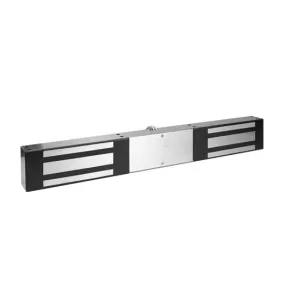 Securitron DM62 Maglock, Double Door Application,1200lb Holding Force, Fire Rated 3 Hr, Operating Voltage 12VDC/24VDC, 630/US32D Satin Stainless Steel