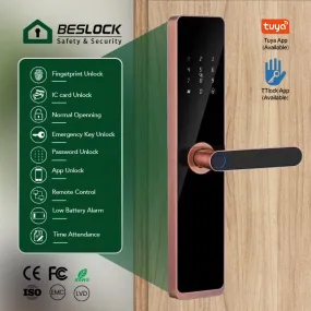 Security Classical Smart Electric Lockset RFID Card Biometric Finger print Digital Hotel Door Locks