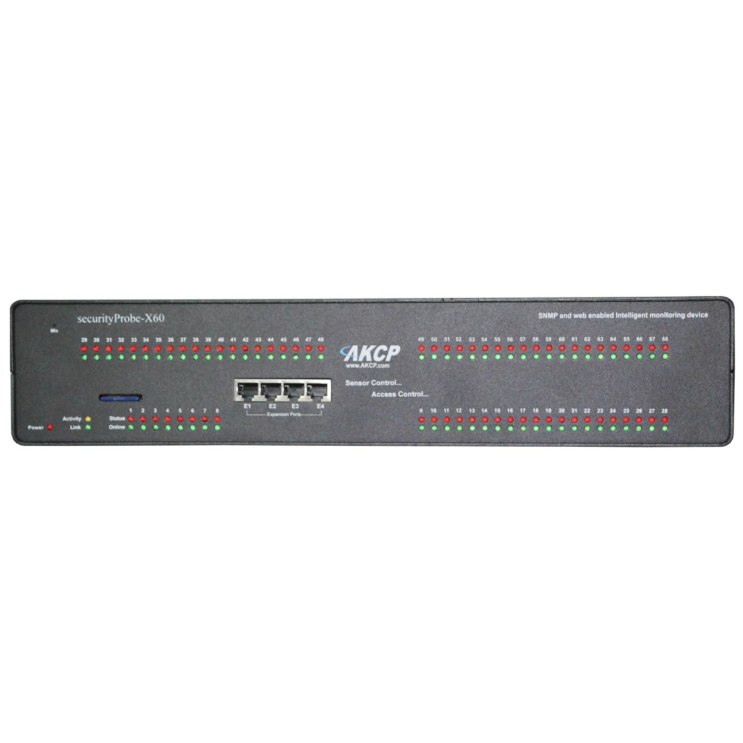 securityProbe-X60 Video Security System - 8 Sensors, 60 Dry Contacts