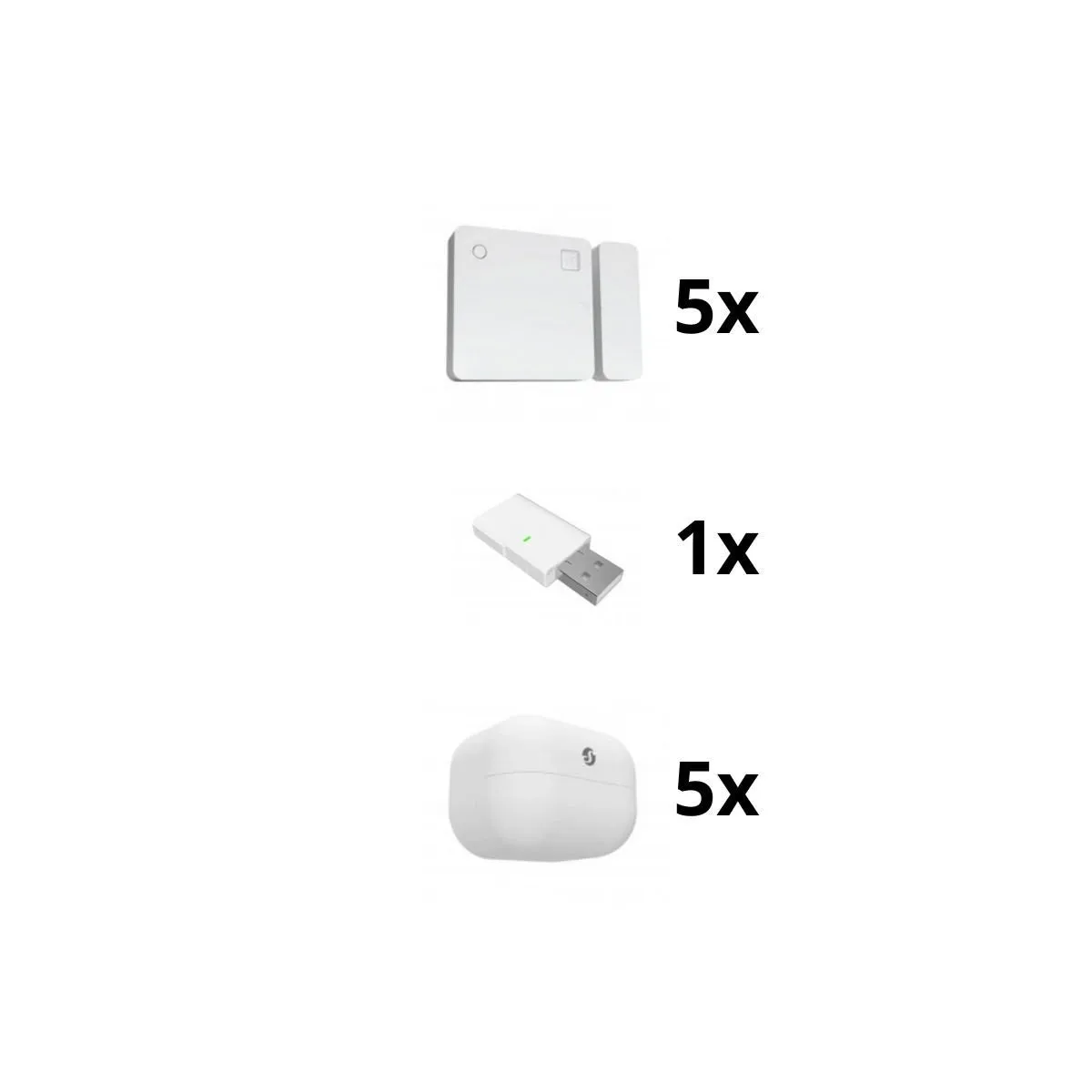 Shelly Smart Security Bundle XL - Bluetooth based - works standalone