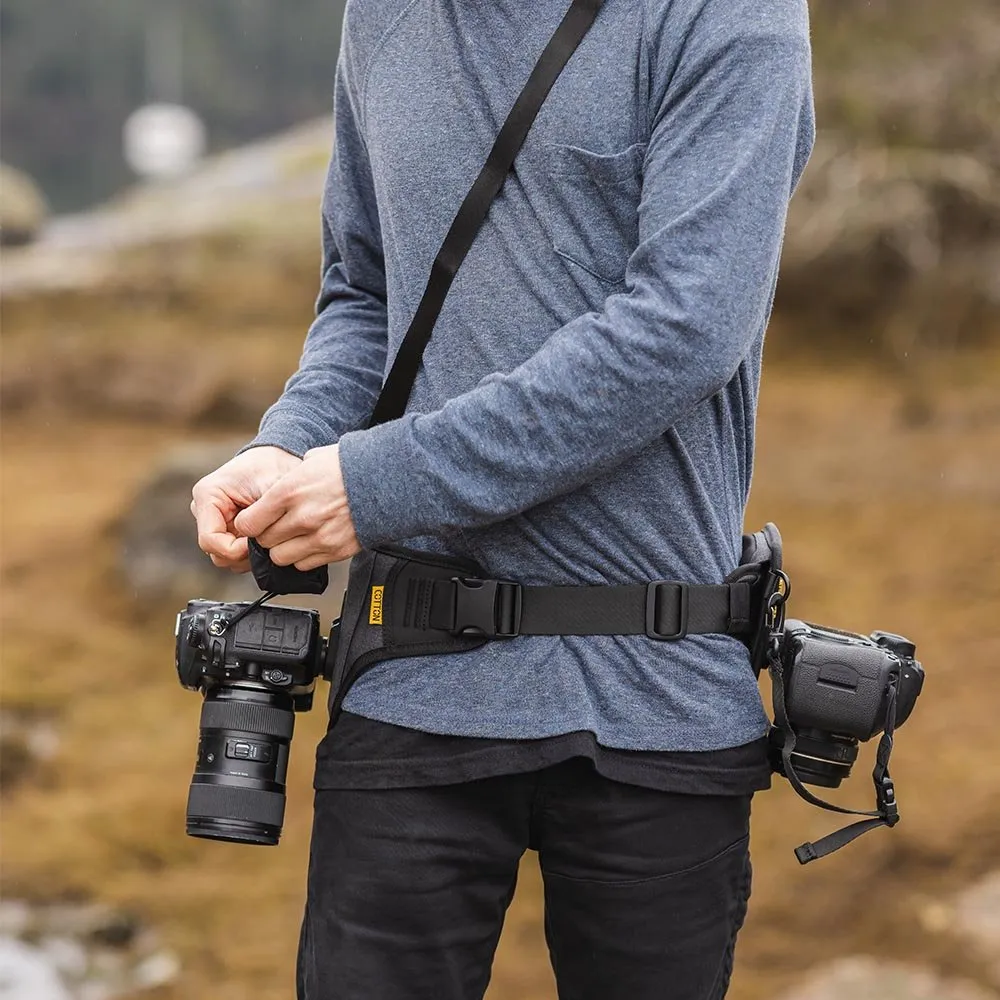 SlingBelt Carrying System for 2 Cameras