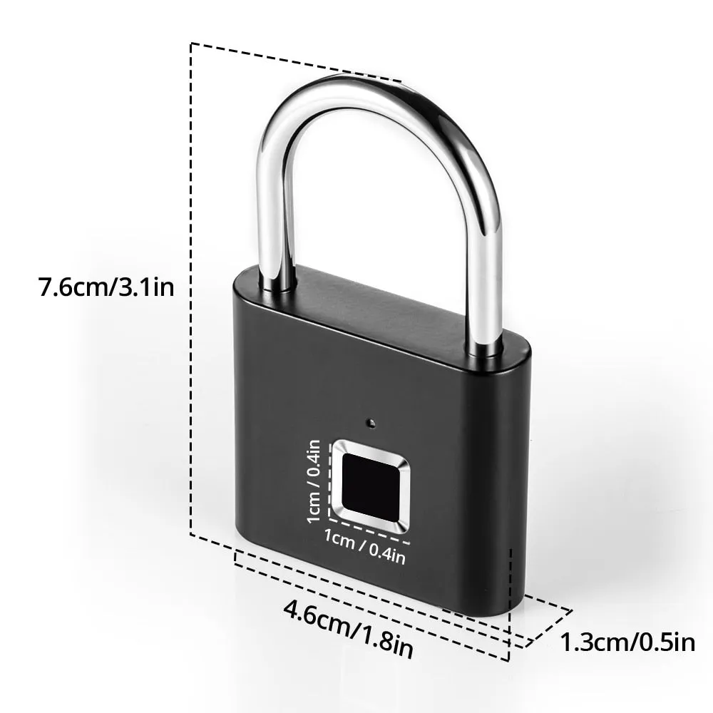 Smart Fingerprint Security Padlock