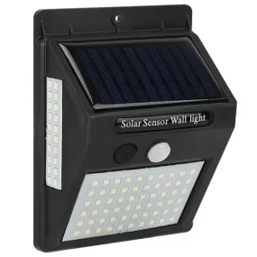 Solar 100 LEDs PIR Motion Sensor Wall Light