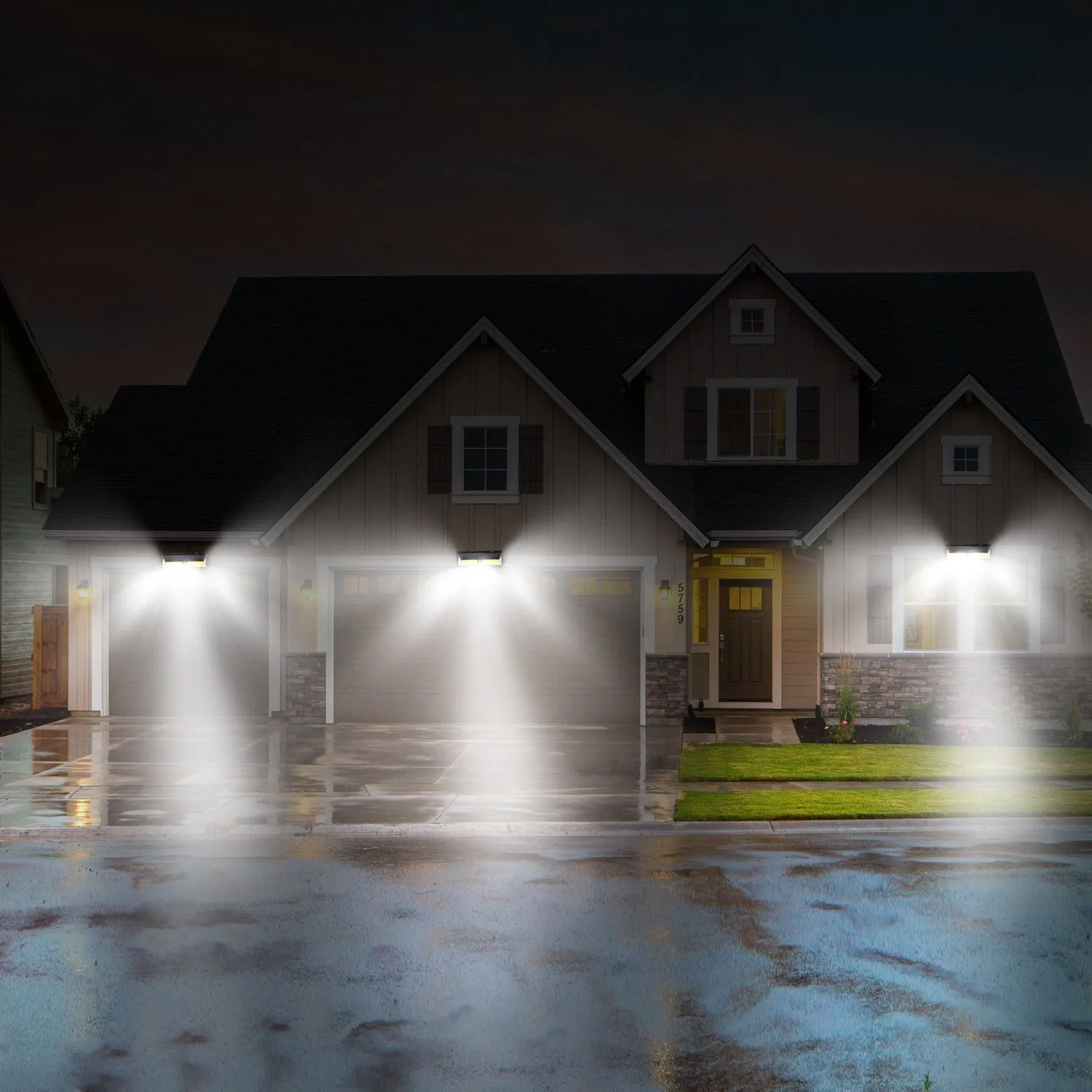 Solar Lights 180 LEDS Solar Wall Light