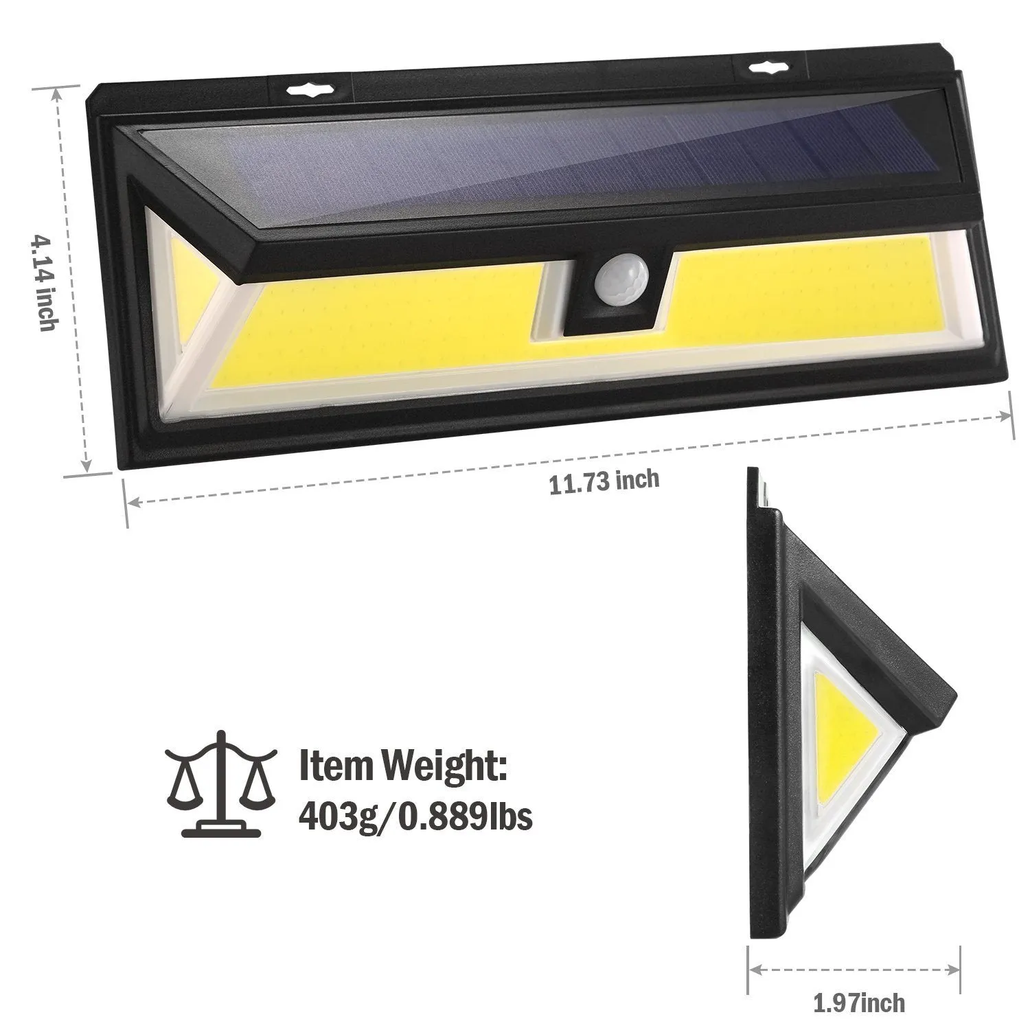 Solar Lights 180 LEDS Solar Wall Light