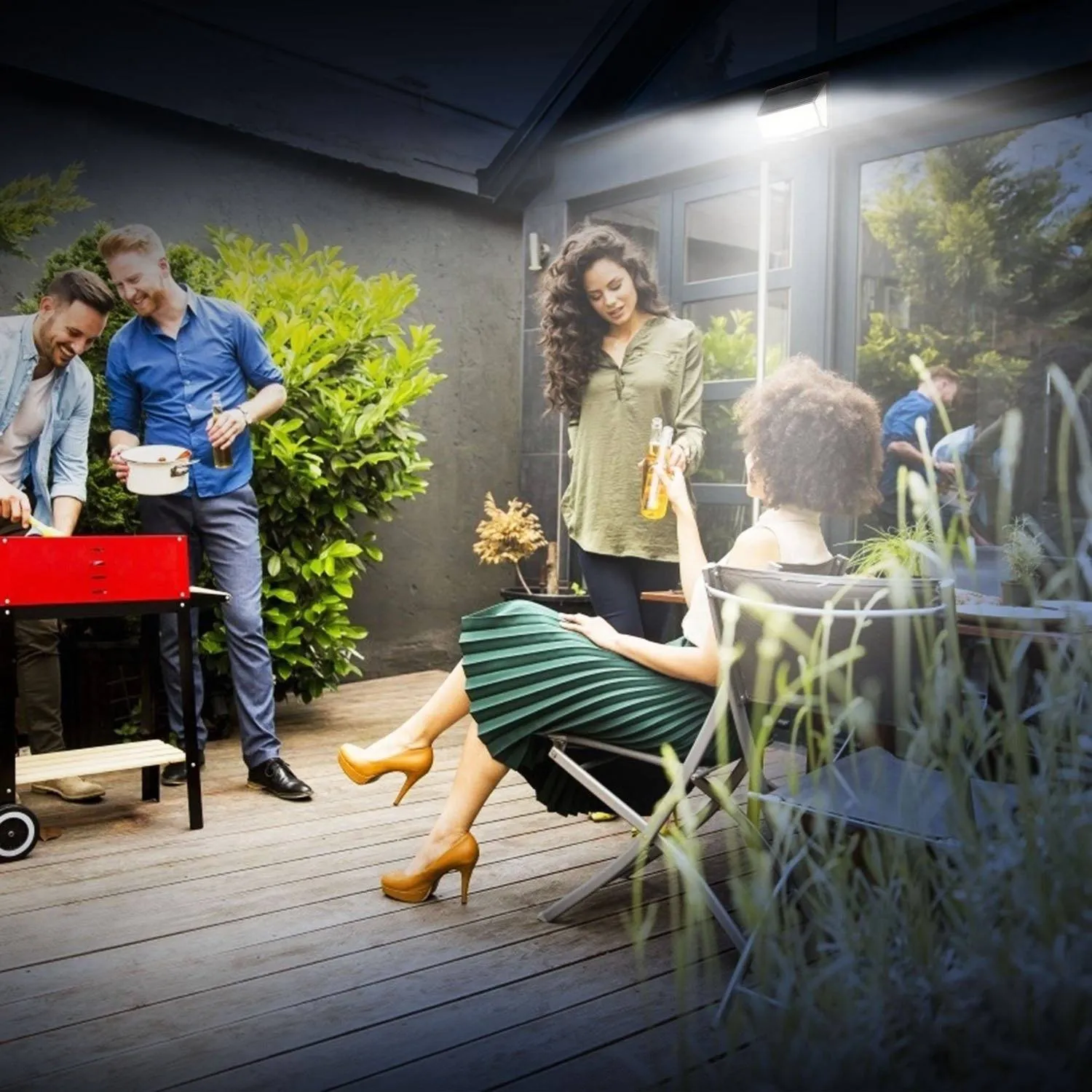 Solar Powered Outdoor Wall Lights