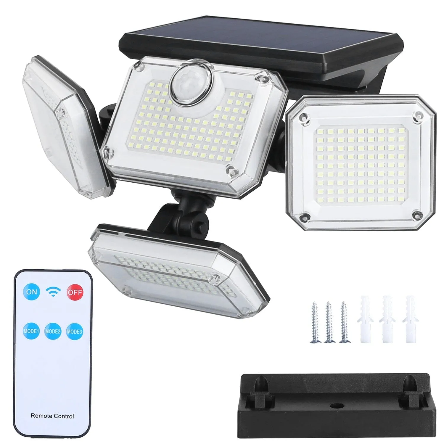 Solar Powered Wall Lights Outdoor Motion Sensor Lamps