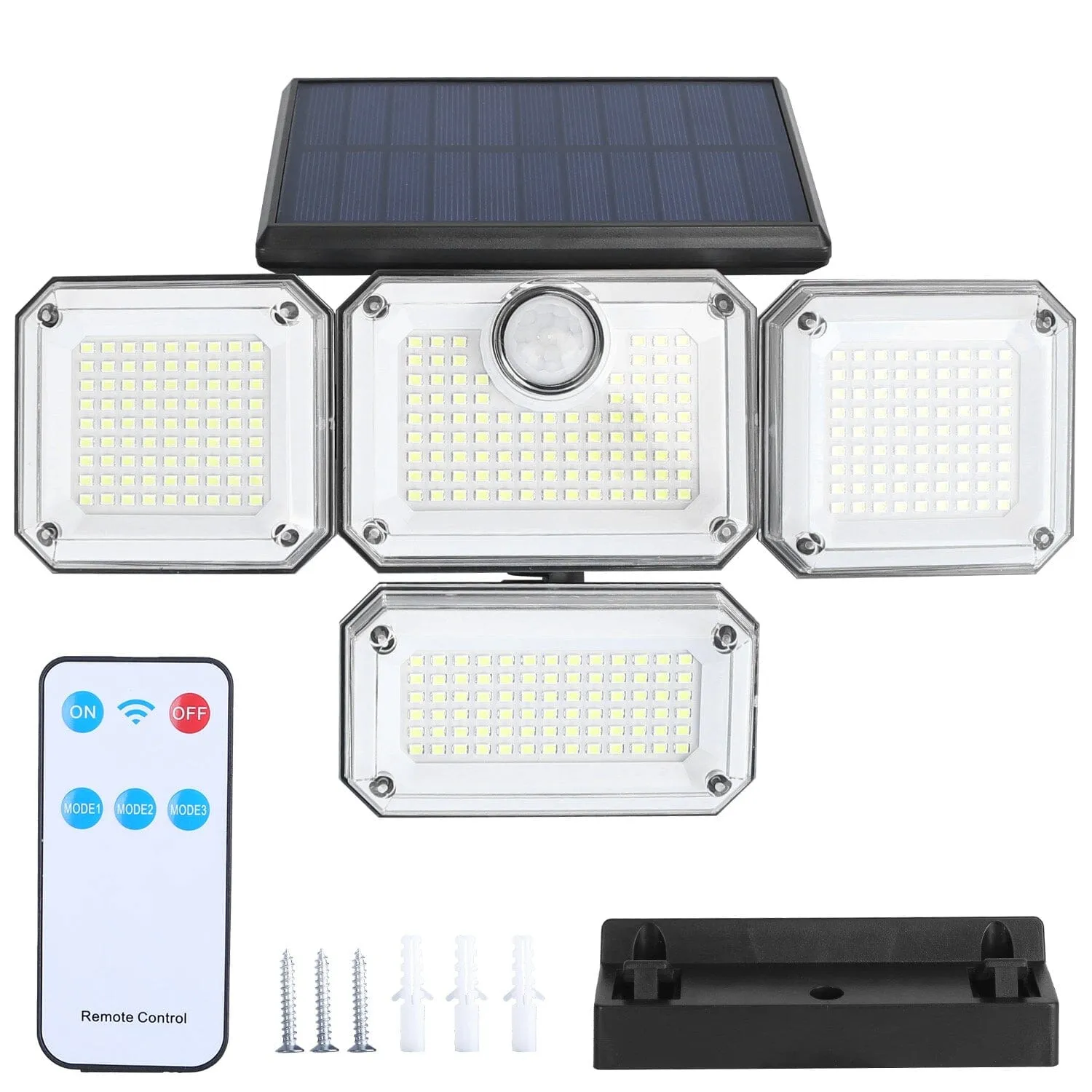 Solar Powered Wall Lights Outdoor Motion Sensor Lamps