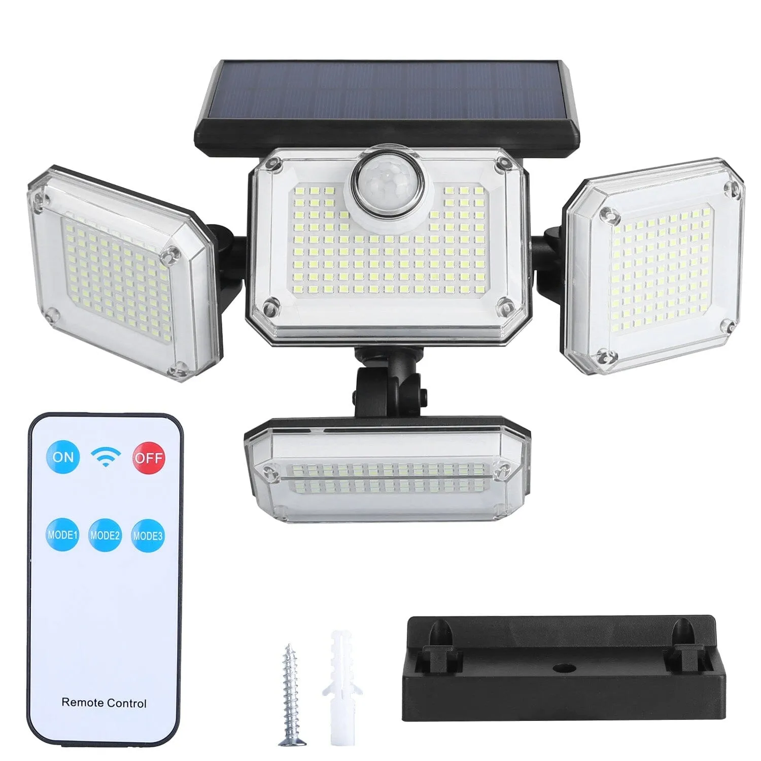 Solar Powered Wall Lights Outdoor Motion Sensor Lamps