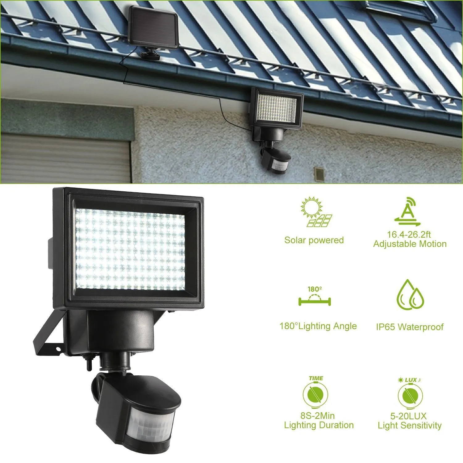 Solar Wall Lights 120 LEDs