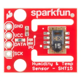 SparkFun Humidity and Temperature Sensor Breakout - SHT15 SparkFun Humidity and Temperature Sensor Breakout - SHT15