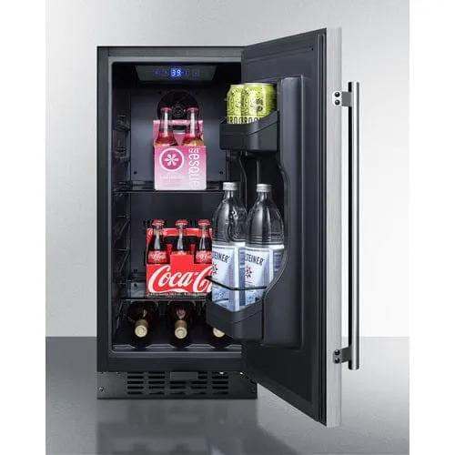 Summit 15" Built-In All-Refrigerator ALR15BSS