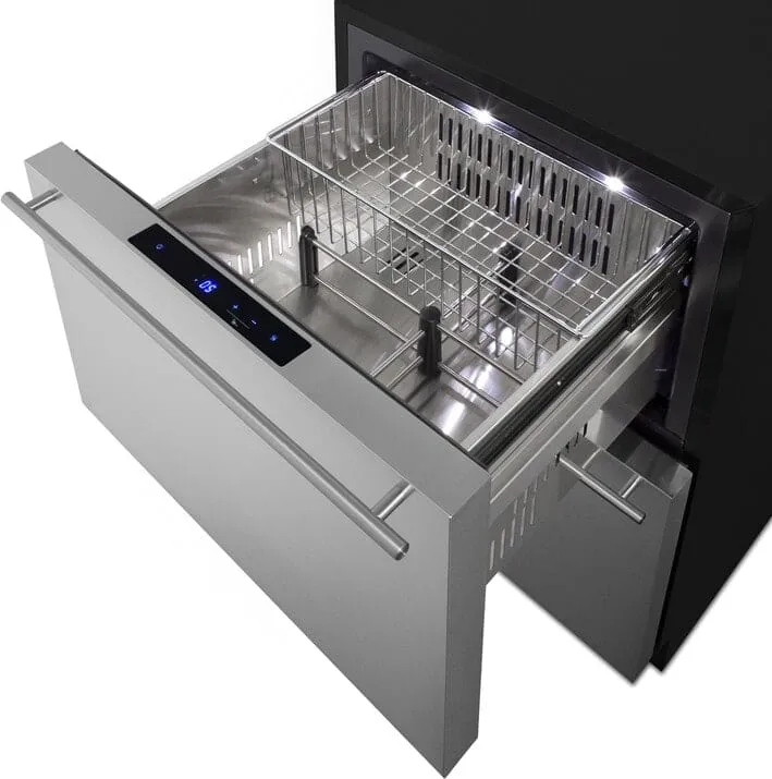 Summit 24" 2 Drawer Freezer ADFD243