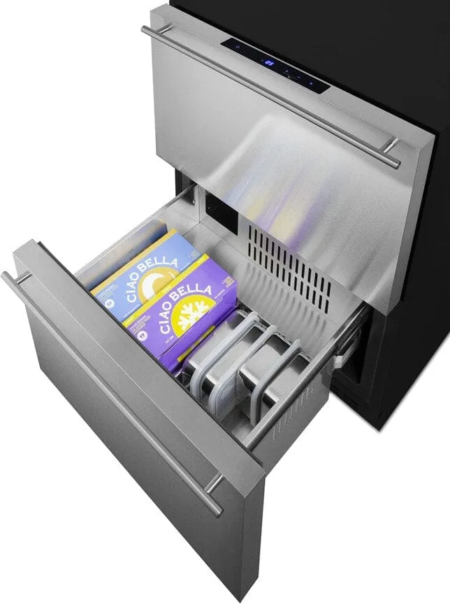 Summit 24" 2 Drawer Freezer ADFD243