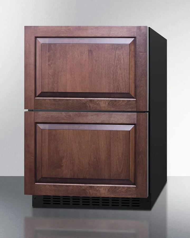 Summit 24" 2-Drawer Panel Ready All-Refrigerator ADRD241PNR