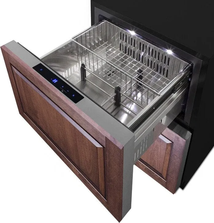 Summit 24" 2-Drawer Panel Ready All-Refrigerator ADRD241PNR