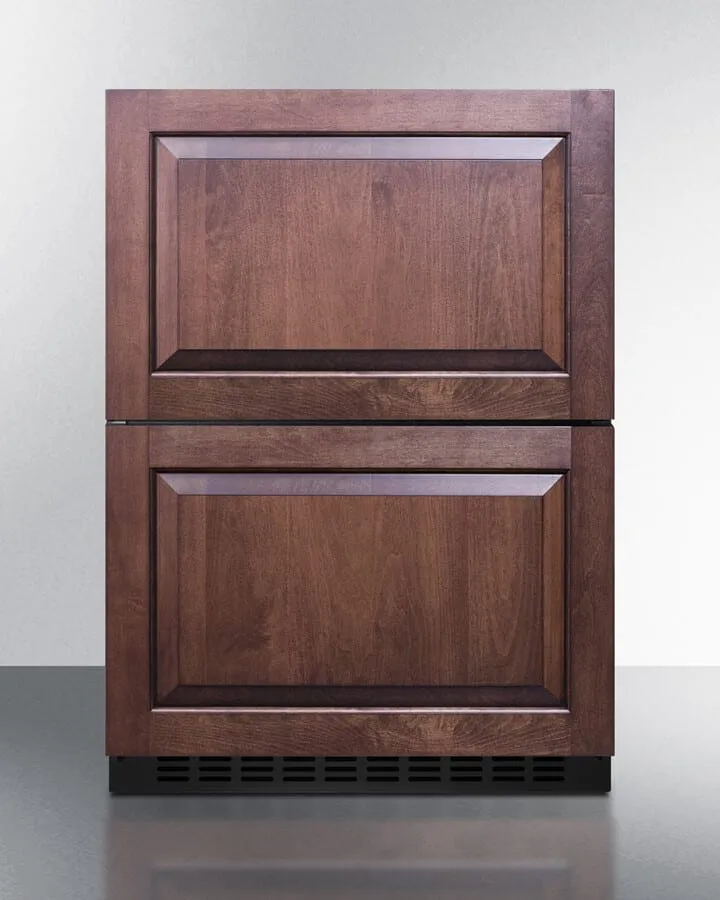Summit 24" 2-Drawer Panel Ready All-Refrigerator ADRD241PNR