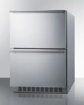 Summit 24" ADA Compliant Refrigerator-Freezer ADRF244CSS