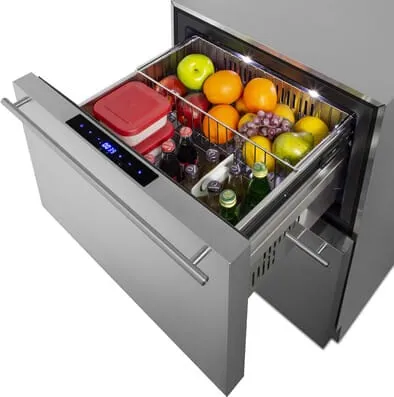 Summit 24" ADA Compliant Refrigerator-Freezer ADRF244CSS
