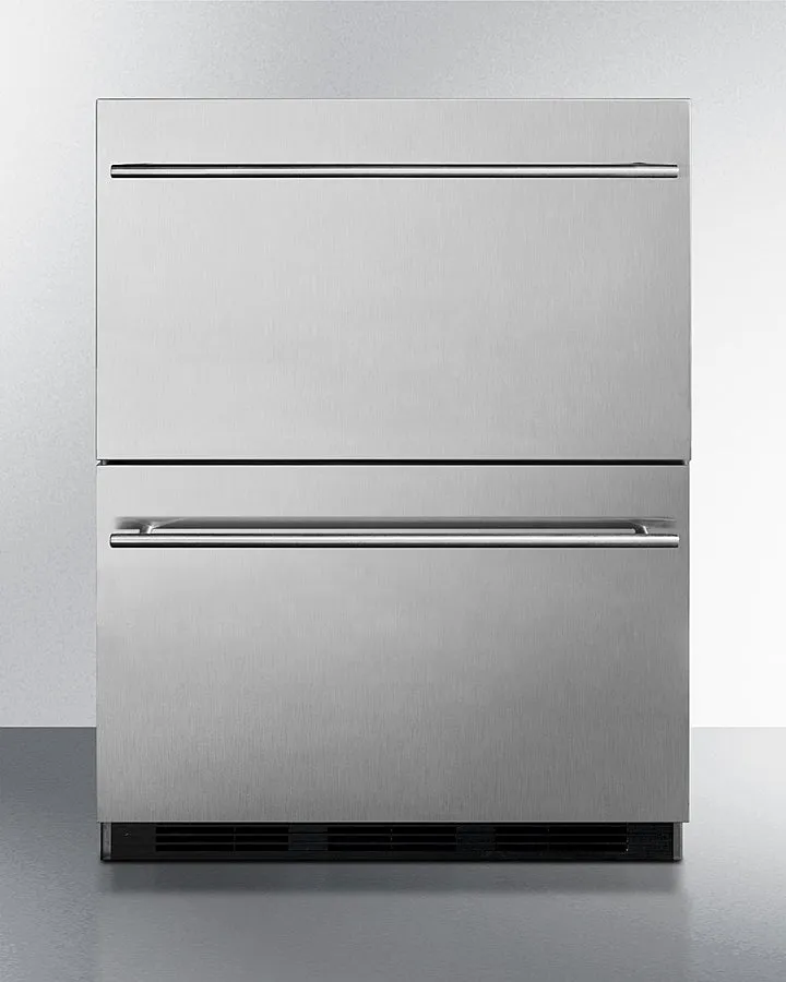 Summit 24" Wide 2-Drawer All-Refrigerator ADA Compliant - SP6DBS2D7ADA