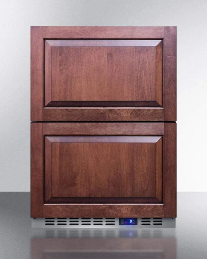 Summit 24" Wide Built-In 2-Drawer All-Refrigerator CL2R248