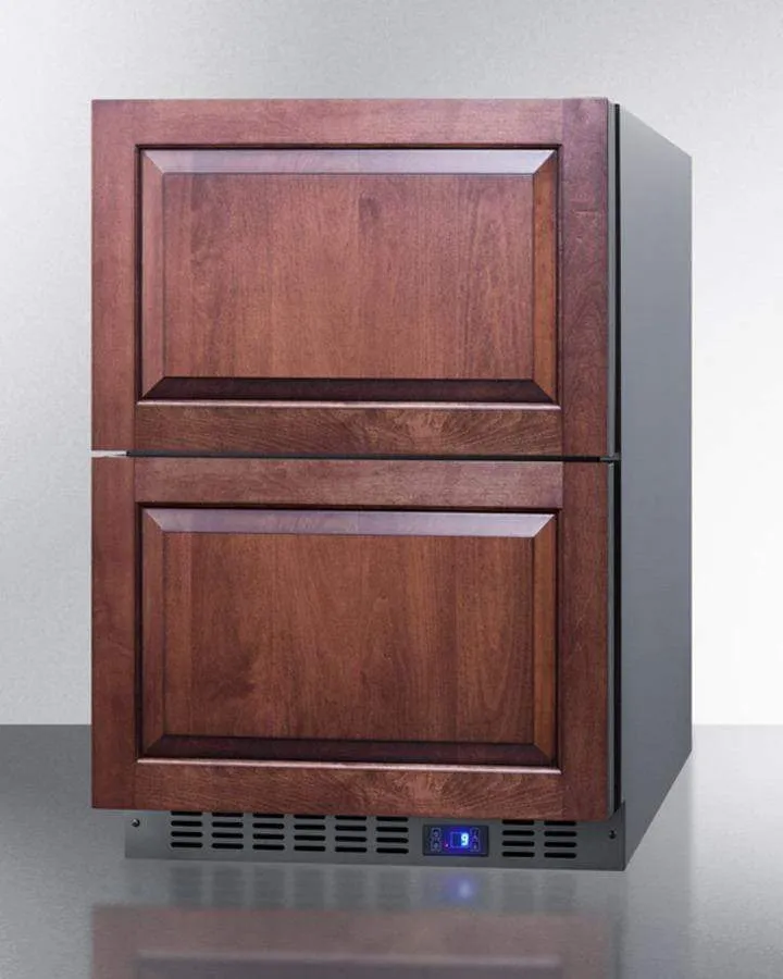 Summit 24" Wide Built-In 2-Drawer All-Refrigerator CL2R248