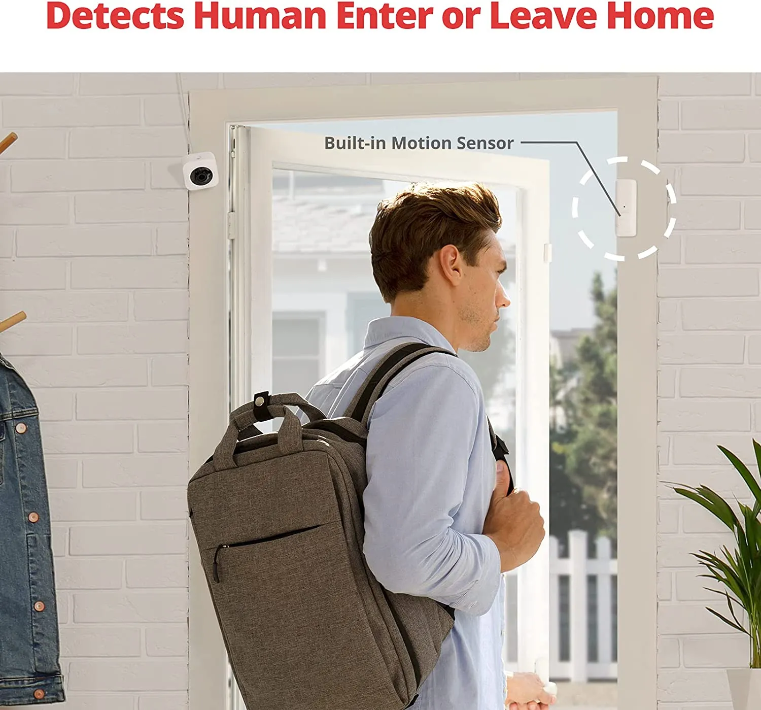 SwitchBot Contact Sensor | Smart Wireless Window Alarm and Door Sensor, Add SwitchBot Hub Mini to Make it Compatible with Alexa