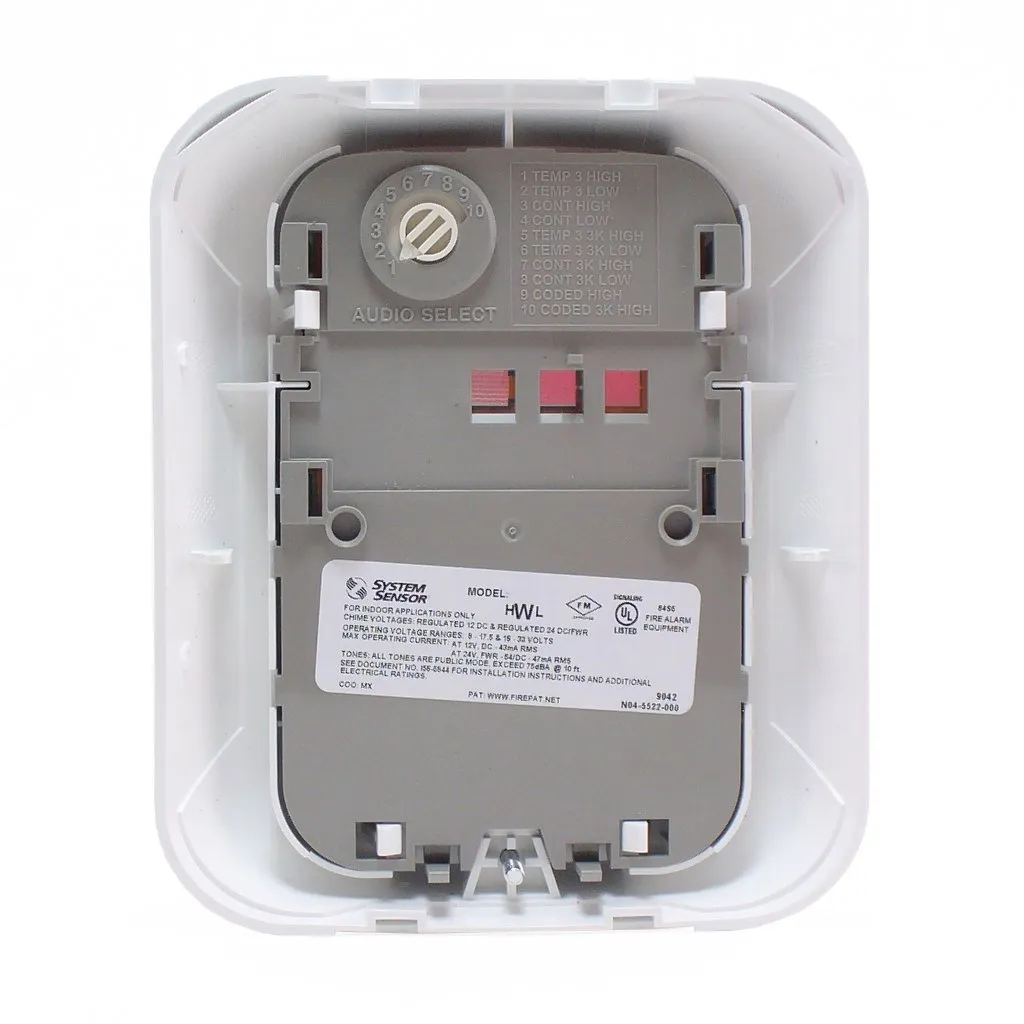 System Sensor HWL Wall Mount Fire Horn